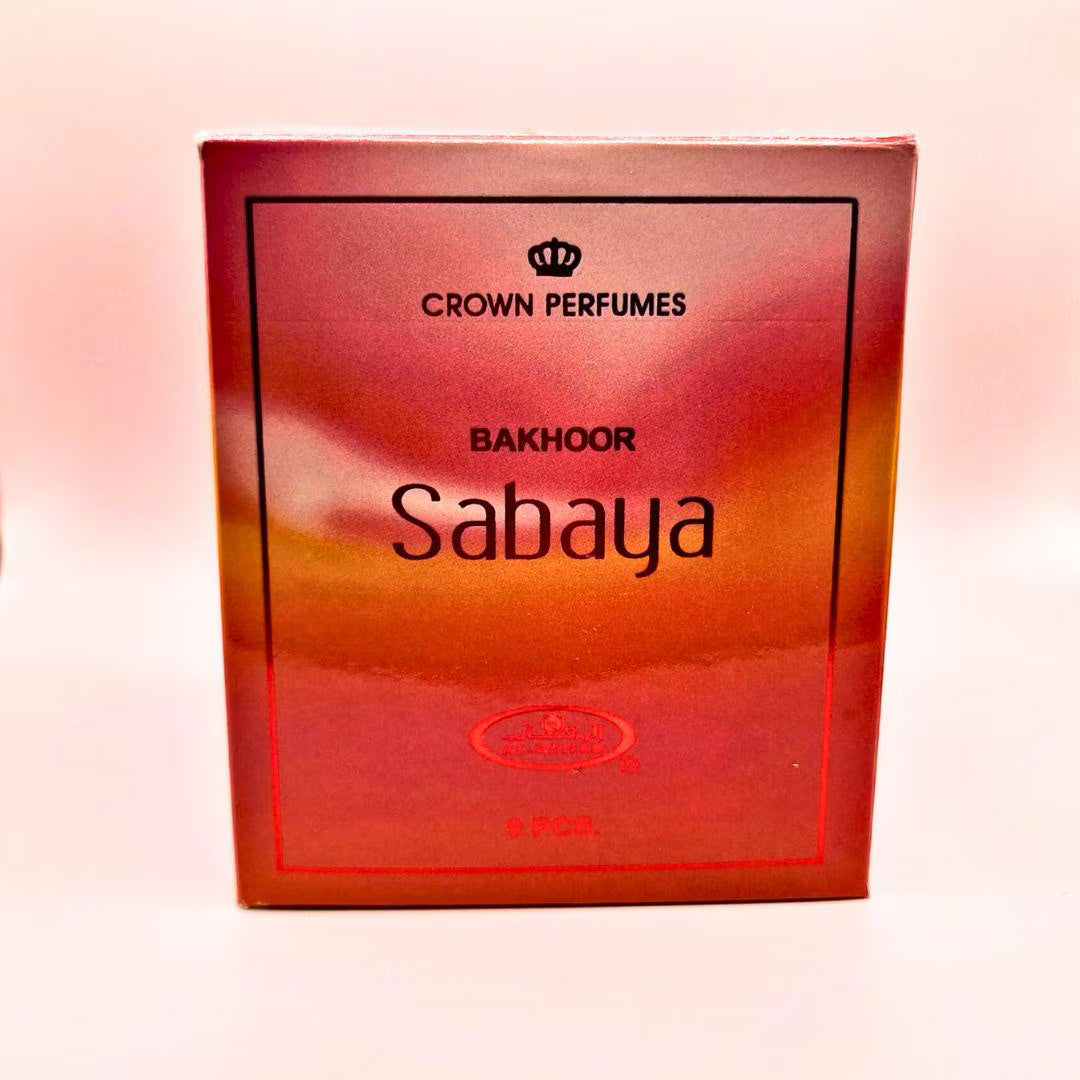 Bakhour Sabaya Encens pour Ambiance Parfumée et Raffinée d'Arabie saoudite-6 pièces