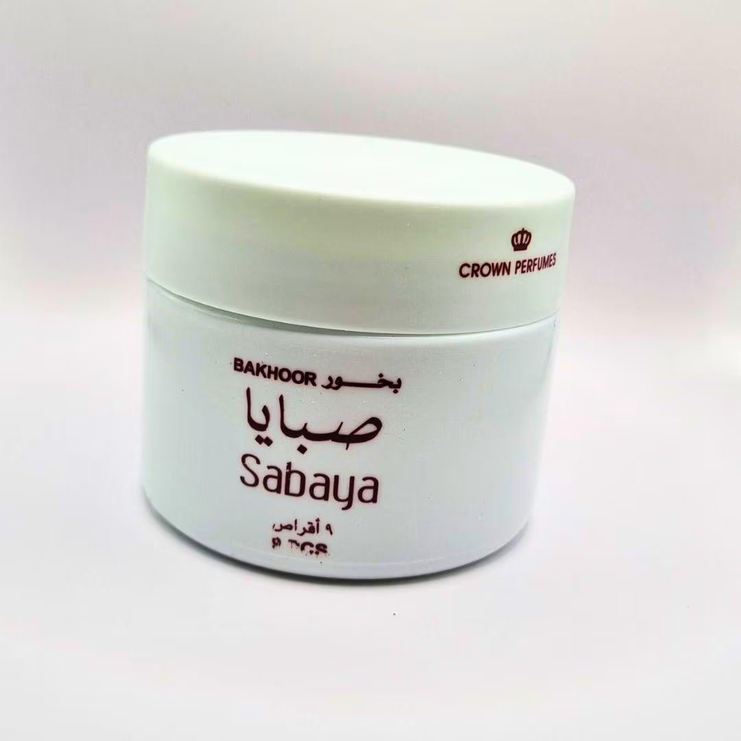 Bakhour Sabaya Encens pour Ambiance Parfumée et Raffinée d'Arabie saoudite-6 pièces