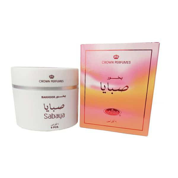 Bakhour Sabaya Encens pour Ambiance Parfumée et Raffinée d'Arabie saoudite-6 pièces