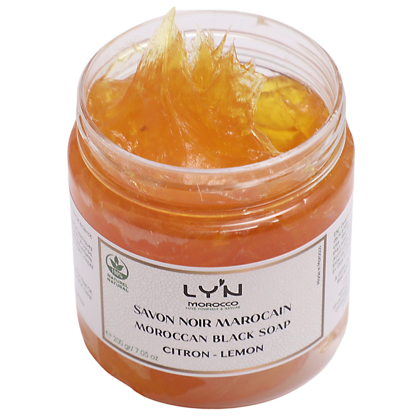 Savon Noir Marocain 100% Naturel au Citron