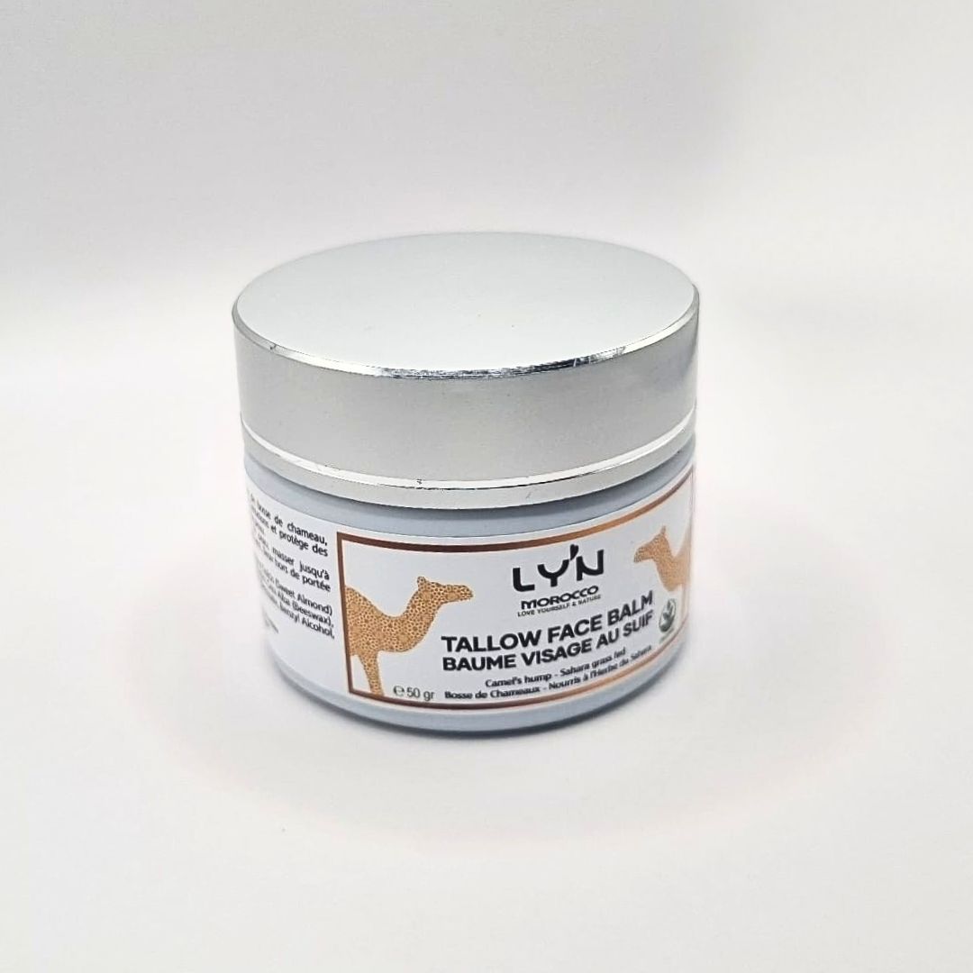 Crème Visage au Suif de Bosse de Chameau – 100% Naturel & Bio | Hydratation Intense & Réparation